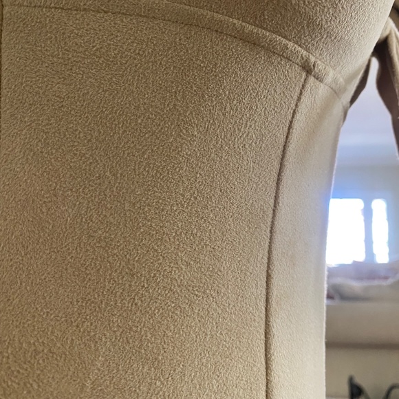 Never Worn Bebe Shammy Soft Suede Leather Dress - Picture 4 of 5